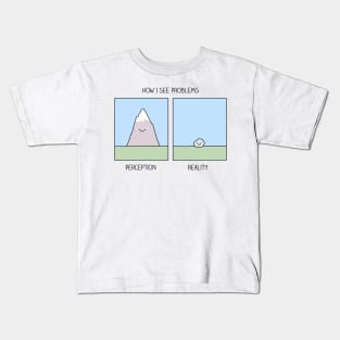 Perception vs reality Kids T-Shirt